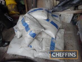 Qty of sand blasting grit. Fine grade. Circa 20 bags