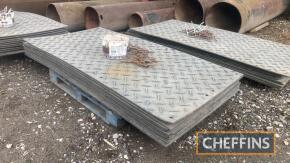 10 no. Ground protection mats, 4ftx8ft