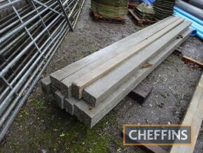 10no. Concrete trench crossing beams. 3.6m