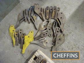 Qty. JCB digger bucket teeth and cutters