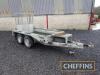 2011 Ifor Williams GX84 tandem axle plant trailer Serial No. SCK600000A0581488