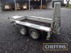 2011 Ifor Williams GX84 tandem axle plant trailer Serial No. SCK600000A0581488 - 5