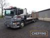 2005 SCANIA P310 P-SRS D-Claas 30ft diesel LORRY With rear lift axle, Andover plant body on 315/80R22.5 wheels and tyres. Reg No. MX55 DVF Serial No. 5129152 Kilometres : 635,172 FDR: 10/10/2005 MOT until: 30/11/2024 - 3