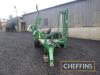 2008 McHale single axle 991 Bale Wrapper on Vredestein 350/50-16 wheels and tyres Serial No. 8056632. Bale count: 19,396 - 2