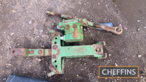 Assorted John Deere tractor parts