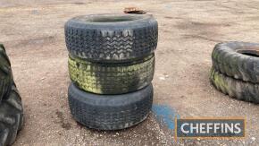 3no. 16.5R22.5 Super single tyres