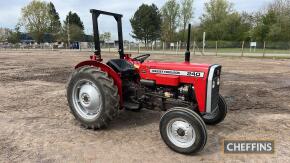 MASSEY FERGUSON 240 3cylinder diesel TRACTOR A well presented example