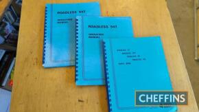 2no. Roadless 94T operators manuals together with parts book