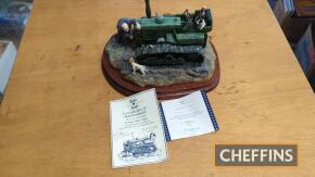 Border Fine Arts 'Starts First Time' (Fowler Diesel Crawler Mark VF), by Ray Ayres, on wood base, with certificate and box