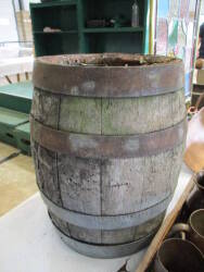 Small wooden barrel