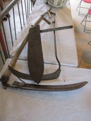 Hay knife, scythe and sickle