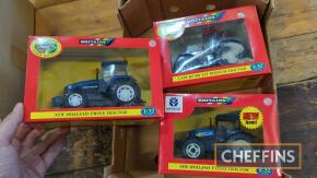 3no. Britains tractor models