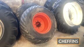 Pr Trelleborg 600/55-26.5 wheels and tyres to suit Claas tractor