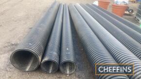 2no. Twinwall 225mm perforated pipe, 6m