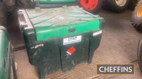 Titan EKO 400 Litre plastic bunded fuel cube together with pump and delivery hose