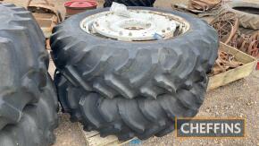Pr. Ford 14x38 PAVT wheels & tyres to suit 5000/7000/6600/7600