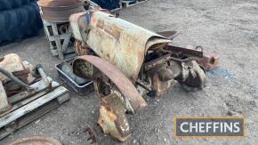 Allis Chalmers D272 diesel tractor, dismantled, t/w spare engine