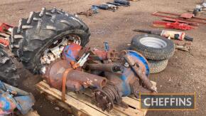 County 7600/6600 axle and drive units c/w 11-24 wheels and tyres
