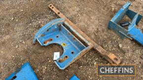 Ford TW drawbar carrier and draw bar