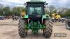 JOHN DEERE 3650 diesel TRACTOR Reg. No. Serial No. Fitted with SG2 cab, Power Synchron, sunroof and cab heater on 460/85R38 rear and 420/85R24 front wheels and tyres. Showing 7,038hrs - 4