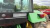 JOHN DEERE 3650 diesel TRACTOR Reg. No. Serial No. Fitted with SG2 cab, Power Synchron, sunroof and cab heater on 460/85R38 rear and 420/85R24 front wheels and tyres. Showing 7,038hrs - 8