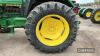 JOHN DEERE 3650 diesel TRACTOR Reg. No. Serial No. Fitted with SG2 cab, Power Synchron, sunroof and cab heater on 460/85R38 rear and 420/85R24 front wheels and tyres. Showing 7,038hrs - 10