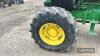 JOHN DEERE 3650 diesel TRACTOR Reg. No. Serial No. Fitted with SG2 cab, Power Synchron, sunroof and cab heater on 460/85R38 rear and 420/85R24 front wheels and tyres. Showing 7,038hrs - 13