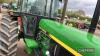 JOHN DEERE 3650 diesel TRACTOR Reg. No. Serial No. Fitted with SG2 cab, Power Synchron, sunroof and cab heater on 460/85R38 rear and 420/85R24 front wheels and tyres. Showing 7,038hrs - 24