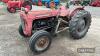 MASSEY FERGUSON 35 4cylinder diesel TRACTOR Fitted with lighting kit and presented in original condition - 3