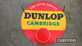 Dunlop Cambridge cycle tyre advertising show card