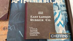 1913 East London Rubber Co. catalogue. A useful reference for lamps and other automotive items of the period