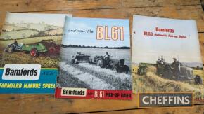 Bamfords FY3 manure spreader, BL60 and BL61 baler colour sales leaflets (3)