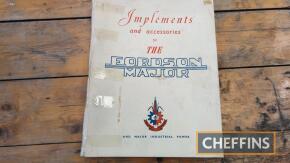 Fordson Major folder containing implements & accessories