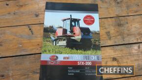 SCAIP Warrior STX-200 crawler tractor sales leaflet