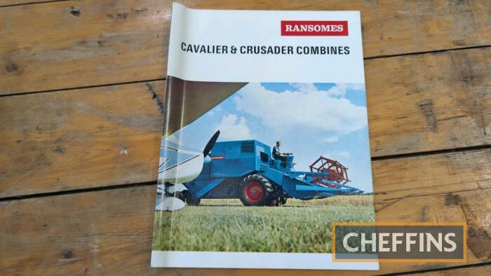 Ransomes Cavalier & Crusader combine harvester sales leaflets (3)
