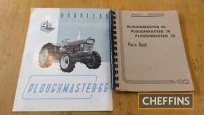 Roadless Ploughmaster 65 sales leaflet t/w Roadless parts book