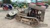 c1930s SCHNEIDER petrol CRAWLER TRACTOR Schneider were renowned for making tanks in France for the 1st world war, along with mining machinery and electrical machines for power stations. This uncommon machine was bears a French War Ministry plate from 1933