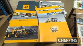 Qty JCB brochures to inc' Sales Flash 2000 etc