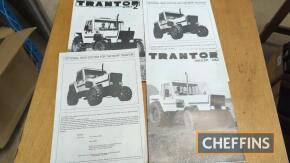 Qty Trantor tractor brochures