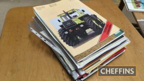 Qty various sales brochures to inc' Mercedes-Benz, Massey Ferguson, Valmet etc