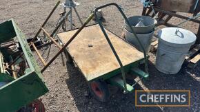 Four wheeled workshop trolley