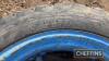 Pr. Goodyear 11.2x28 grass tyres and rims to suit Ferguson/Massey Ferguson tractor - 4