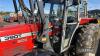 1995 MASSEY FERGUSON 390T Lowline 4cylinder diesel TRACTOR Reg. No. N917 WNN Serial No. 5724DO07136 Fitted with Howard front loader and showing 8,780 hours, this 2 owner from new tractor is stated to have been in regular use - 15