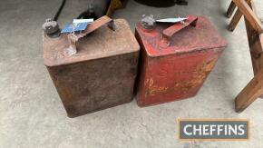 Qty 2gallon petrol cans