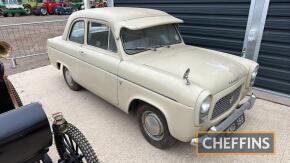 1958 FORD Anglia 100E 1172cc CAR Reg. No. XNG 158 Chassis No. 472803 Barn stored since the 70s, this Anglia is reported to have been in Cambridgeshire all its life and been in the vendors family since the late 80s. Fitted with a 4cylinder side valve engin