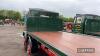 1952 7700cc MAUDSLAY Majestic 6-wheel flatbed diesel LORRY Reg. No. 325 YUD Chassis No. 36001 A rare example of the twin wheel, twin steer Maudslay Mogul lorry that has been beautifully restored and is liveried for Ken Thomas of Guyhirn. Finished in green - 7