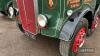 1952 7700cc MAUDSLAY Majestic 6-wheel flatbed diesel LORRY Reg. No. 325 YUD Chassis No. 36001 A rare example of the twin wheel, twin steer Maudslay Mogul lorry that has been beautifully restored and is liveried for Ken Thomas of Guyhirn. Finished in green - 11