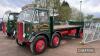 1952 7700cc MAUDSLAY Majestic 6-wheel flatbed diesel LORRY Reg. No. 325 YUD Chassis No. 36001 A rare example of the twin wheel, twin steer Maudslay Mogul lorry that has been beautifully restored and is liveried for Ken Thomas of Guyhirn. Finished in green - 25