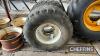 2no. 8stud wheels and tyres. Size unknown. Ex land drive trailer - 5
