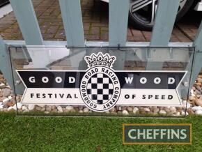 Goodwood Festival of Speed perspex sign 29.5x12ins